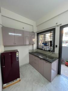 Kitchen Image of 1000 Sq.ft 1 BHK Apartment / Flat for rent in Scheme 78 Indore for Rs. 18000
