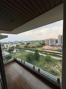 Balcony Image of 1800 Sq.ft 3 BHK Apartment / Flat for rent in PDPU Road Gandhinagar for Rs. 32000