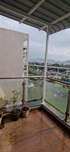 Balcony Image of 1350 Sq.ft 3 BHK Apartment / Flat for rent in Innovision 7 Avenues A B C And E, Balewadi Pune for Rs. 45000