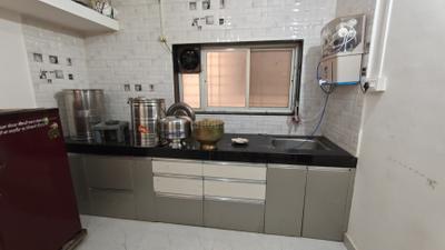 Kitchen Image of 650 Sq.ft 2 BHK Apartment / Flat for rent in New Sangvi Pune for Rs. 20000