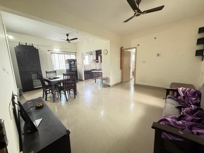 Hall Image of 1500 Sq.ft 3 BHK Apartment / Flat for rent in Kudlu Gate Bengaluru for Rs. 38000