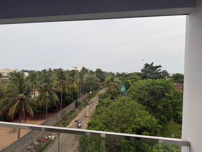 Balcony Image of 2300 Sq.ft 3 BHK Apartment / Flat for rent in Neelankarai Chennai for Rs. 75000