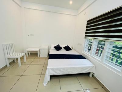 Balcony Image of 600 Sq.ft 1 BHK Apartment / Flat for rent in Edappally Kochi for Rs. 20000