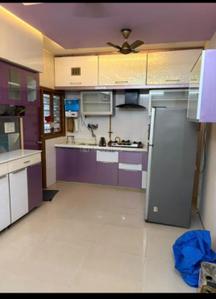 Kitchen Image of 1200 Sq.ft 3 BHK Apartment / Flat for rent in Samarth Shresth Parisar, Motera Ahmedabad for Rs. 33500