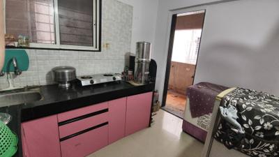 Kitchen Image of 620 Sq.ft 1 BHK Apartment / Flat for sale in Wadgaon Sheri Pune for Rs. 5800000