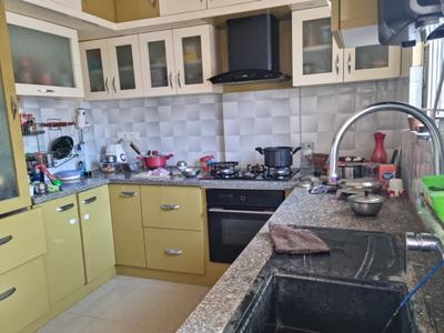 Kitchen Image of 1560 Sq.ft 3 BHK Apartment / Flat for rent in Whitefield Bengaluru for Rs. 43000