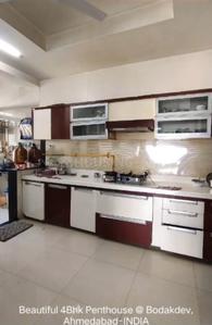 Kitchen Image of 3149 Sq.ft 4 BHK Penthouse for sale in Shree Developers Palak Crystal, Sanidhya Ahmedabad for Rs. 35000000
