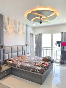 Bedroom Image of 1750 Sq.ft 3 BHK Apartment / Flat for rent in Paradise Sai World City, Panvel Navi Mumbai for Rs. 48700