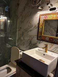 Bathroom Image of 1600 Sq.ft 3 BHK Apartment / Flat for rent in Natural Heights, Kaikhali Kolkata for Rs. 22000