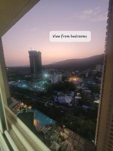 Balcony Image of 977 Sq.ft 3 BHK Apartment / Flat for rent in Sheth Montana Phase 2, Mulund West Mumbai for Rs. 75000