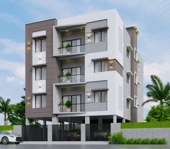 Image of 1210 Sq.ft 3 BHK Apartment / Flat for sale in Adambakkam, Chennai for Rs. 14356453
