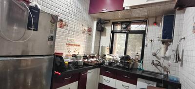 Kitchen Image of 625 Sq.ft 1 BHK Apartment / Flat for sale in New Bharti Tower, Mira Road East Mira Bhayandar for Rs. 7300000