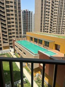 Balcony Image of 1200 Sq.ft 2 BHK Apartment / Flat for rent in Adani Aster Neo, Shantigram Ahmedabad for Rs. 24000