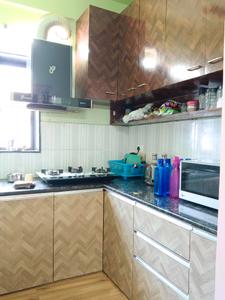 Kitchen Image of 980 Sq.ft 2 BHK Apartment / Flat for rent in Riya Manbhari Ananya, Harinavi Kolkata for Rs. 20000