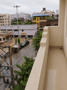 Balcony Image of 2500 Sq.ft 5 BHK Apartment / Flat for sale in Baguiati Kolkata for Rs. 8900000