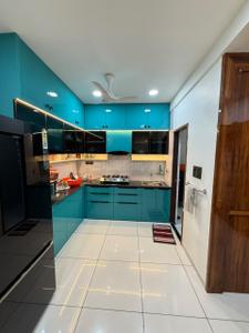 Kitchen Image of 1060 Sq.ft 3 BHK Apartment / Flat for sale in Atladara Vadodara for Rs. 6300000