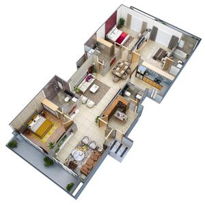 Image of 2385 Sq.ft 4 BHK Apartment / Flat for sale in Wave Veridia, Wave City, Ghaziabad for Rs. 28500000