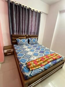 Bedroom Image of 500 Sq.ft 1 BHK Apartment / Flat for rent in Adani Pratham Phase 2, Vaishno Devi Circle Ahmedabad for Rs. 19000