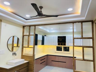 Kitchen Image of 1600 Sq.ft 3 BHK Apartment / Flat for rent in JC Heights 11, Heerawala Jaipur for Rs. 32000