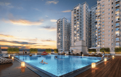 Image of 1157 Sq.ft 2.5 BHK Apartment / Flat for sale in Shriram 122 West, Mangadu, Chennai for Rs. 8800000