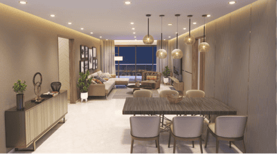 Image of 2717 Sq.ft 4 BHK Apartment / Flat for sale in Almal The Terraces Phase 2, Balewadi, Pune for Rs. 46500000