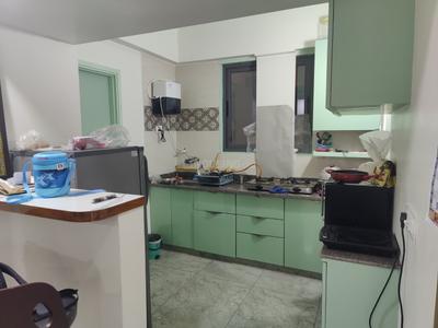 Kitchen Image of 1000 Sq.ft 2 BHK Apartment / Flat for rent in Adani Shantigram, Shantigram Ahmedabad for Rs. 40000