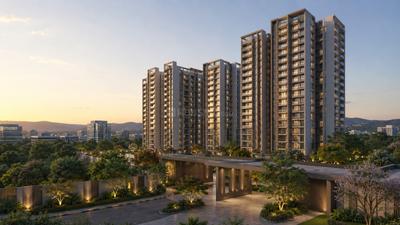 Image of 958 Sq.ft 2 BHK Apartment / Flat for sale in Joyville Vyomora Phase 1, Maan, Pune for Rs. 8000000