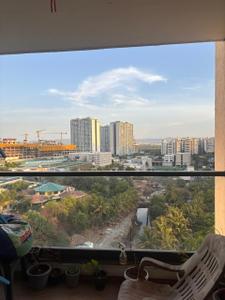 Balcony Image of 1450 Sq.ft 3 BHK Apartment / Flat for sale in Majestique Towers East, Upper Kharadi Pune for Rs. 16000000
