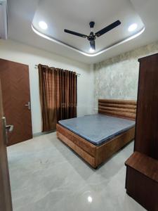 Bedroom Image of 550 Sq.ft 1 BHK Builder Floor for rent in Sakar Elite Apex, Mahalakshmi Nagar Indore for Rs. 19000