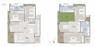 Image of 1945 Sq.ft 3 BHK Apartment / Flat for sale in Elenza Arista, Bopal, Ahmedabad for Rs. 8300000