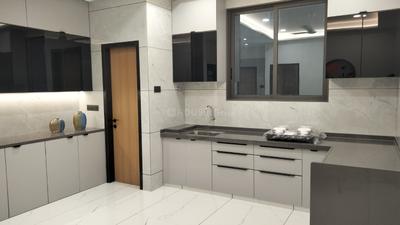 Kitchen Image of 1850 Sq.ft 3 BHK Apartment / Flat for sale in Pal Surat for Rs. 8396000