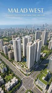 Image of 450 Sq.ft 1 BHK Apartment / Flat for sale in Ajmera Shikhar , Malad West, Mumbai for Rs. 10600000