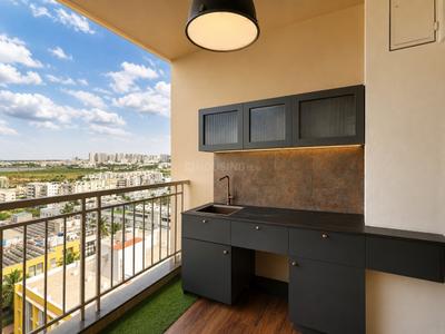 Balcony Image of 1800 Sq.ft 3 BHK Apartment / Flat for rent in Vaswani Menlo Park, Munnekollal Bengaluru for Rs. 90000