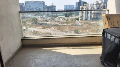 Balcony Image of 700 Sq.ft 1 BHK Apartment / Flat for rent in Ajax Global Lifestyle Kharadi, Kharadi Pune for Rs. 30000