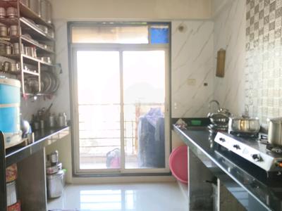 Kitchen Image of 595 Sq.ft 1.5 BHK Apartment / Flat for sale in Shilgaon Thane for Rs. 5800000