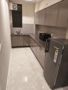 Kitchen Image of 700 Sq.ft 1 BHK Independent House for rent in Sector 17 Gurgaon for Rs. 32000