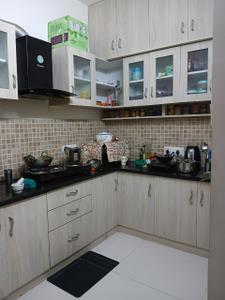 Kitchen Image of 1300 Sq.ft 2.5 BHK Apartment / Flat for rent in SKAV Aastha, Mahalakshmi Layout Bengaluru for Rs. 55000