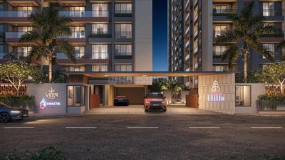 Image of 1325 Sq.ft 2 BHK Apartment / Flat for sale in Veer Swastik Hills, Pal Gam, Surat for Rs. 6000000