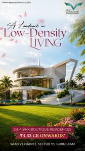Image of 2475 Sq.ft 3 BHK Apartment / Flat for sale in Saan Verdante, Sector 95, Gurgaon for Rs. 43312500