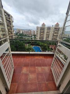 Balcony Image of 1600 Sq.ft 3 BHK Apartment / Flat for rent in Nyati Ethos, Mohammed Wadi Pune for Rs. 35000