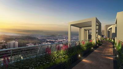 Balcony Image of 1020 Sq.ft 2 BHK Apartment / Flat for sale in Goel Ganga Legend A4 And B1, Bavdhan Pune for Rs. 10000000