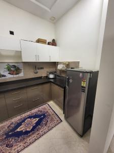 Kitchen Image of 1100 Sq.ft 2 BHK Builder Floor for rent in Mansarovar Jaipur for Rs. 22000