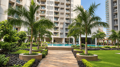 Image of 1090 Sq.ft 2 BHK Apartment / Flat for rent in Lokhandwala Octacrest, Kandivali East, Mumbai for Rs. 58000