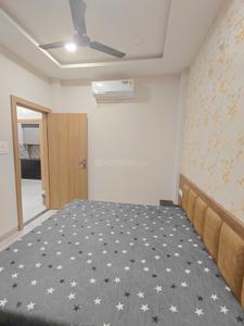 Bedroom Image of 600 Sq.ft 1 BHK Builder Floor for rent in Mahalakshmi Nagar Indore for Rs. 19000