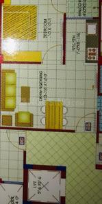 Floor Plan Image of 550 Sq.ft 1 BHK Apartment / Flat for sale in Kanakpura Jaipur for Rs. 1500000