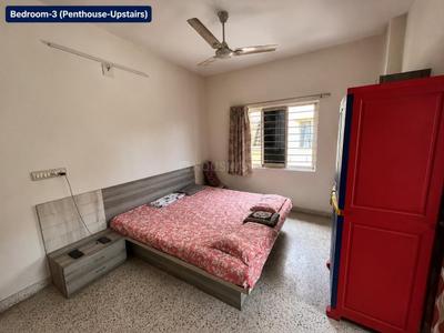 Bedroom Image of 1800 Sq.ft 3 BHK Penthouse for sale in  Gangotri Apartments, Vastrapur Ahmedabad for Rs. 9500000