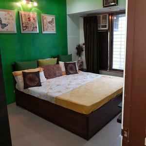 Bedroom Image of 500 Sq.ft 1 BHK Apartment / Flat for rent in DSS Mahavir Spring, Thane West Thane for Rs. 35000