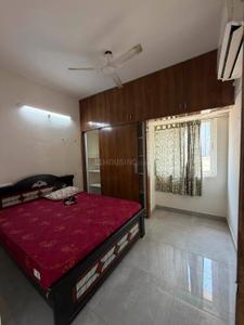 Bedroom Image of 945 Sq.ft 1 BHK Apartment / Flat for rent in Gachibowli Hyderabad for Rs. 25500