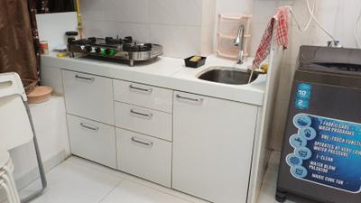 Kitchen Image of 250 Sq.ft 1 RK Apartment / Flat for rent in Powai Mumbai for Rs. 35000