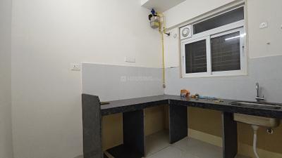 Kitchen Image of 620 Sq.ft 1 BHK Apartment / Flat for rent in Ashar Arize, Kalwa Thane for Rs. 25000